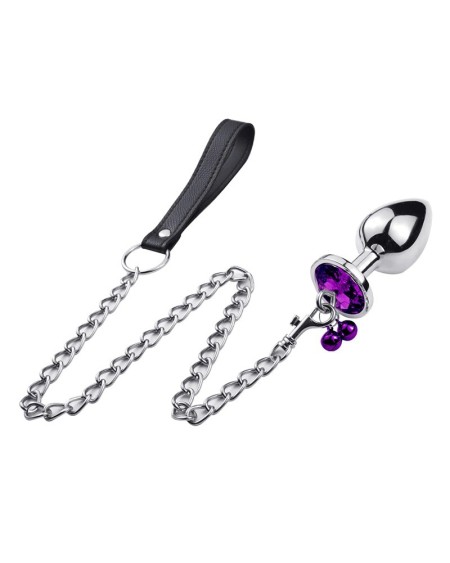 EXITOYS PLUG CON CADENA CHICO VIOLETA