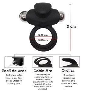 EXITOYS ANILLO KYO NEGRO