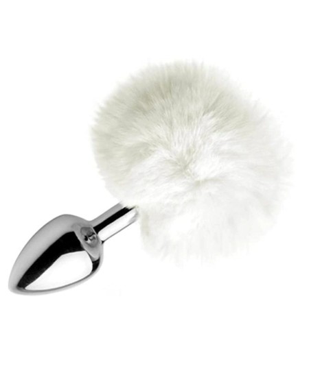EXITOYS COLA DE CONEJO POMPOM BLANCO
