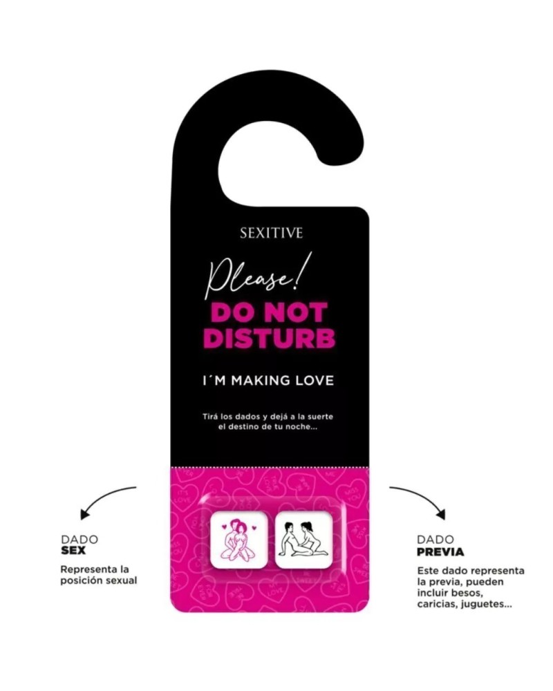 SEXITIVE JUEGO DE DADOS DO NOT DISTURB
