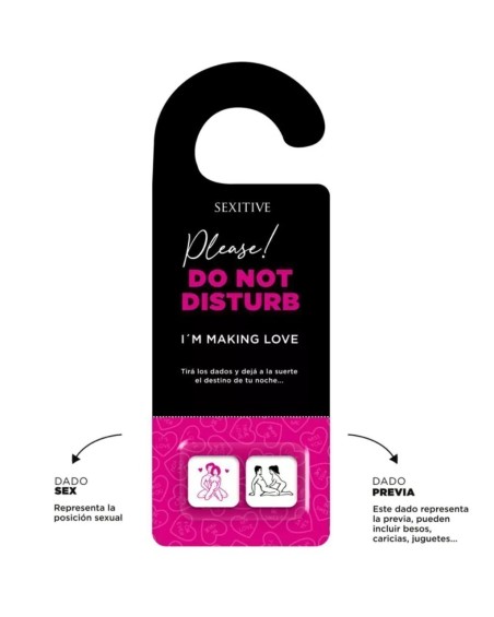 SEXITIVE JUEGO DE DADOS DO NOT DISTURB