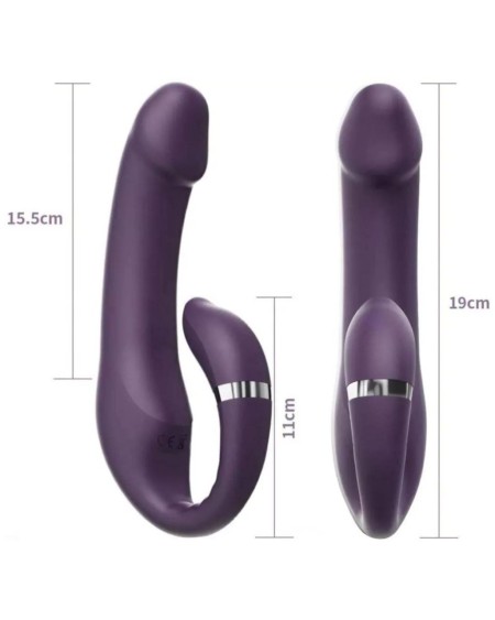 EXITOYS JIMMY STRAP ON DOBLE violeta