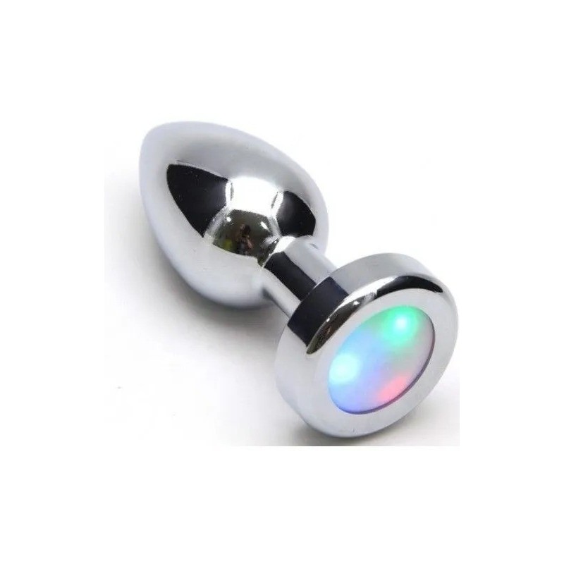 EXITOYS PLUG ACERO CHICO LED