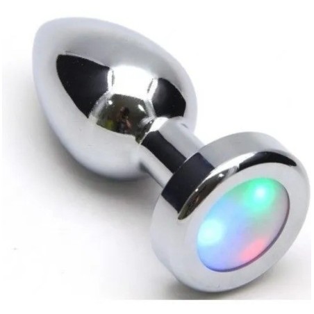 EXITOYS PLUG ACERO CHICO LED