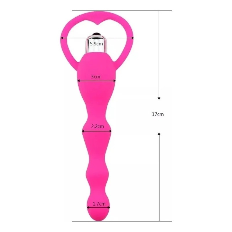EXITOYS VARITA CORAZON VIBRO ROSA